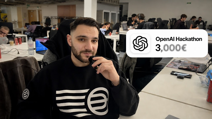 Preview of my Paris hackathon video
